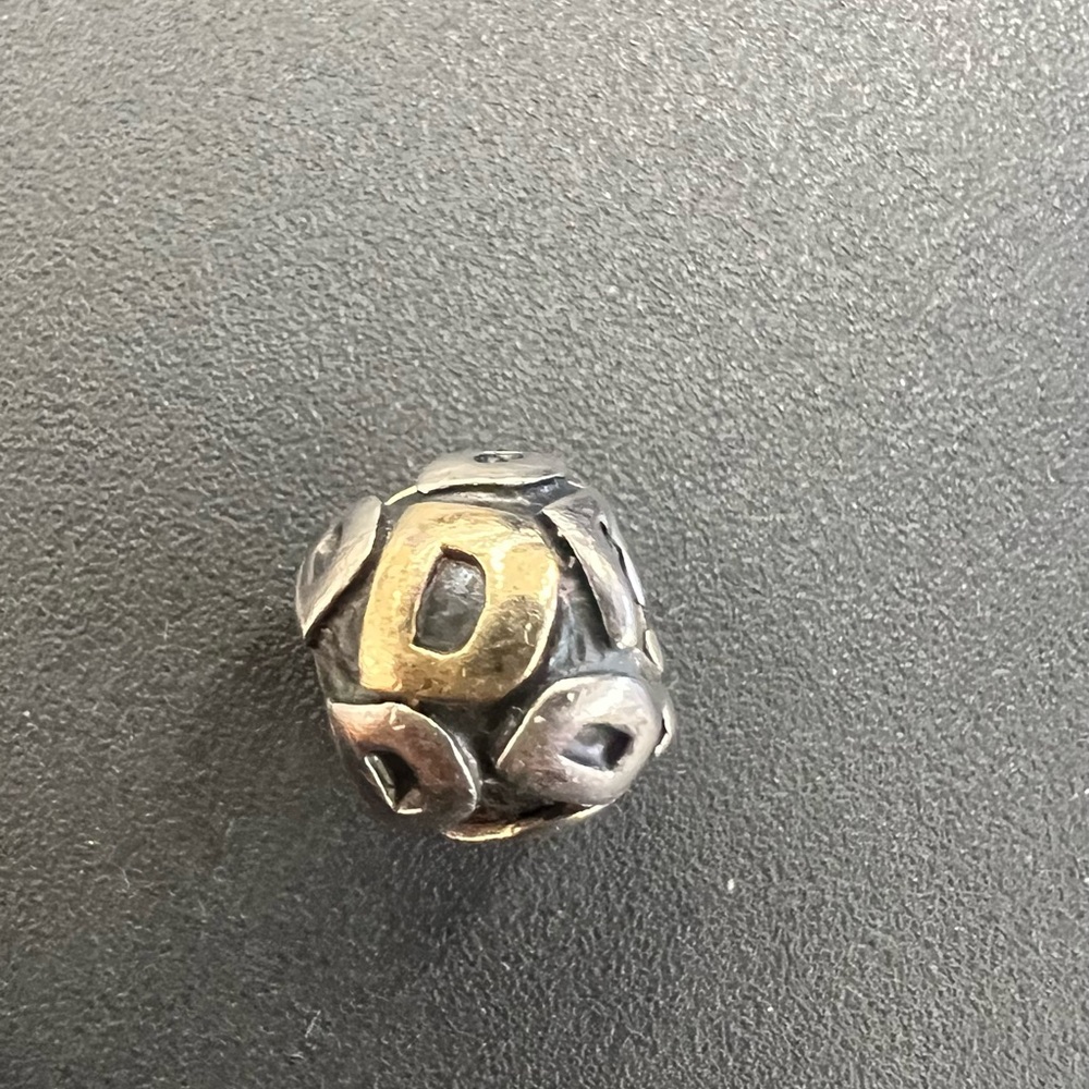 PanDora Letter D charm